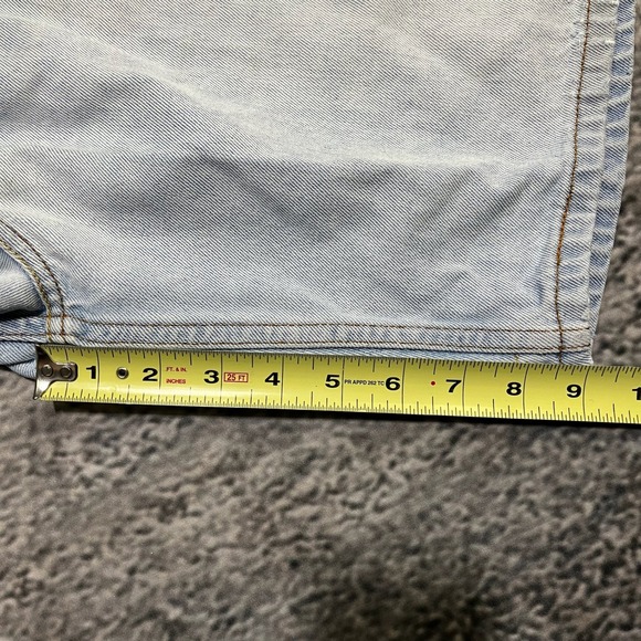 Levi's 505 Denim Shorts Mens 36 Blue Regular Fit Jorts Vintage Y2K - Picture 13 of 14